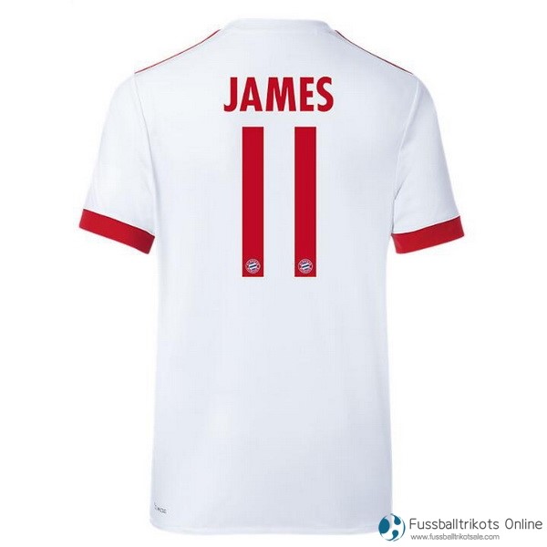 Bayern München Trikot Ausweich James 2017-18 Fussballtrikots Günstig